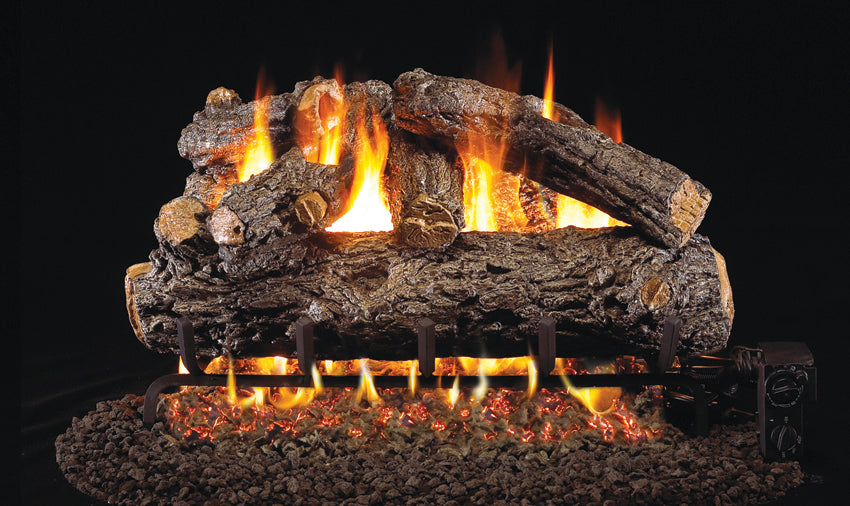 Real Fyre Rustic Oak Designer 16- 42 Gas Log/Burner Kit