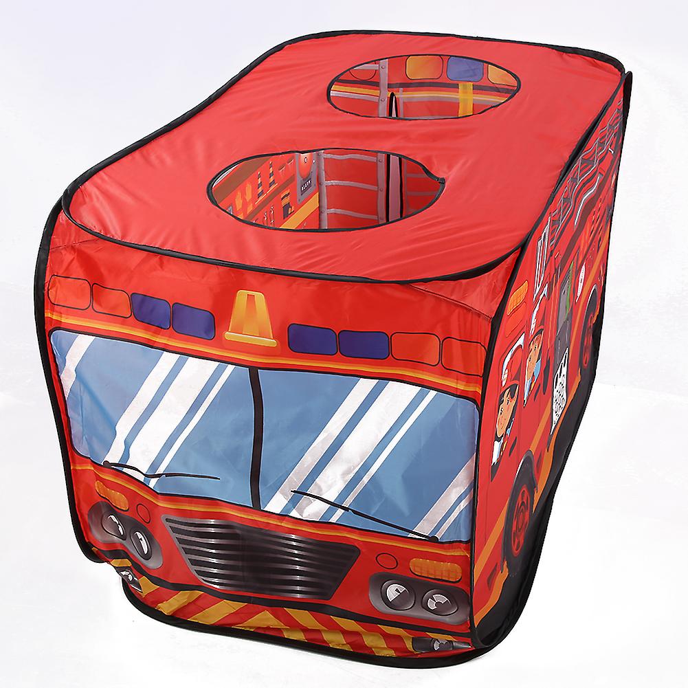 Ice Cream Truck Policeman Bus Children Tent Foldable Fire Fighting Truck Play Game Housefire Fighting Truck