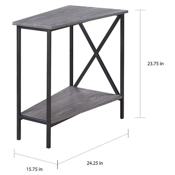 Carbon Loft Ehrlich Wedge End Table