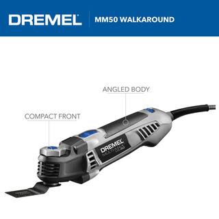 Dremel Multi-Max MM50 5 Amp Variable Speed Corded Oscillating Multi-Tool Kit with 30 Accessories and Storage Bag MM50-01