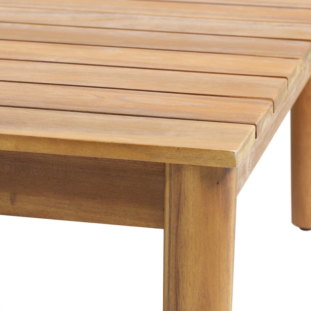 Magnolia Outdoor Acacia Wood Coffee Table by Christopher Knight Home   39.50\