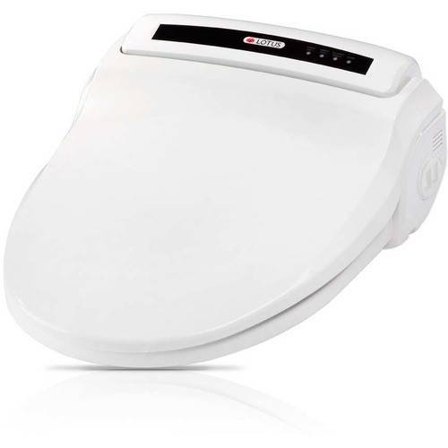 Lotus ATS-909 Round Smart Bidet Toilet Seat with PureStream, White