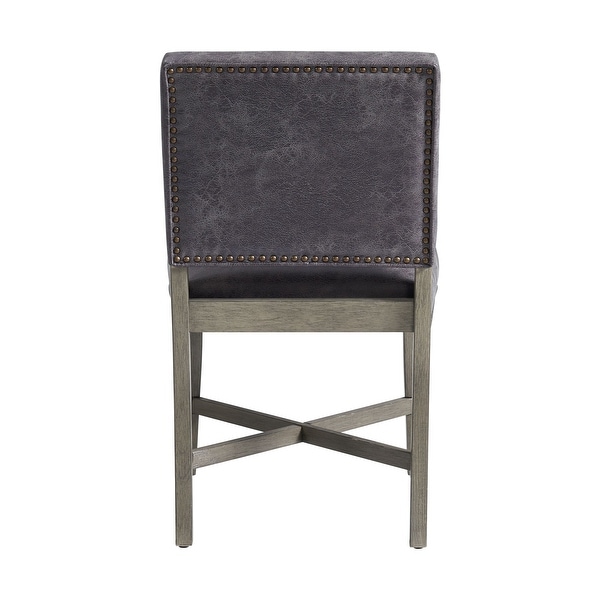 Picket House Furnishings Modesto Dining Side Chair Set in Grey