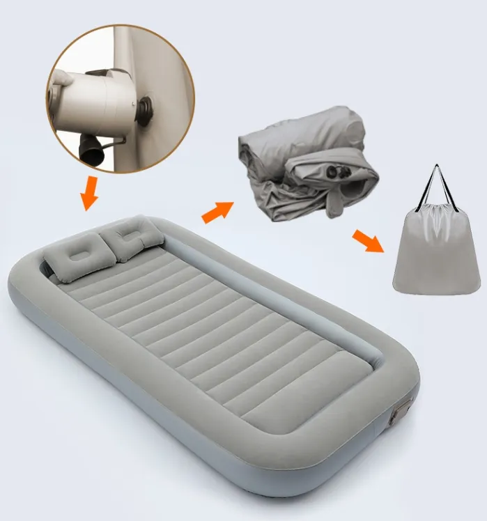 Camping tent inflatable bed One key automatic inflatable sleeping mat