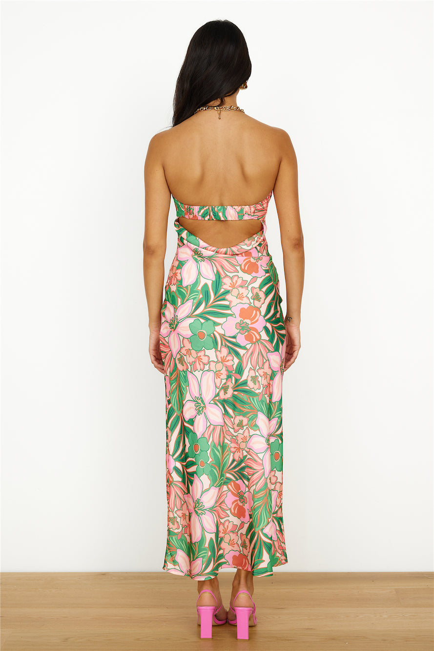 Highway To Heaven Maxi Dress Green