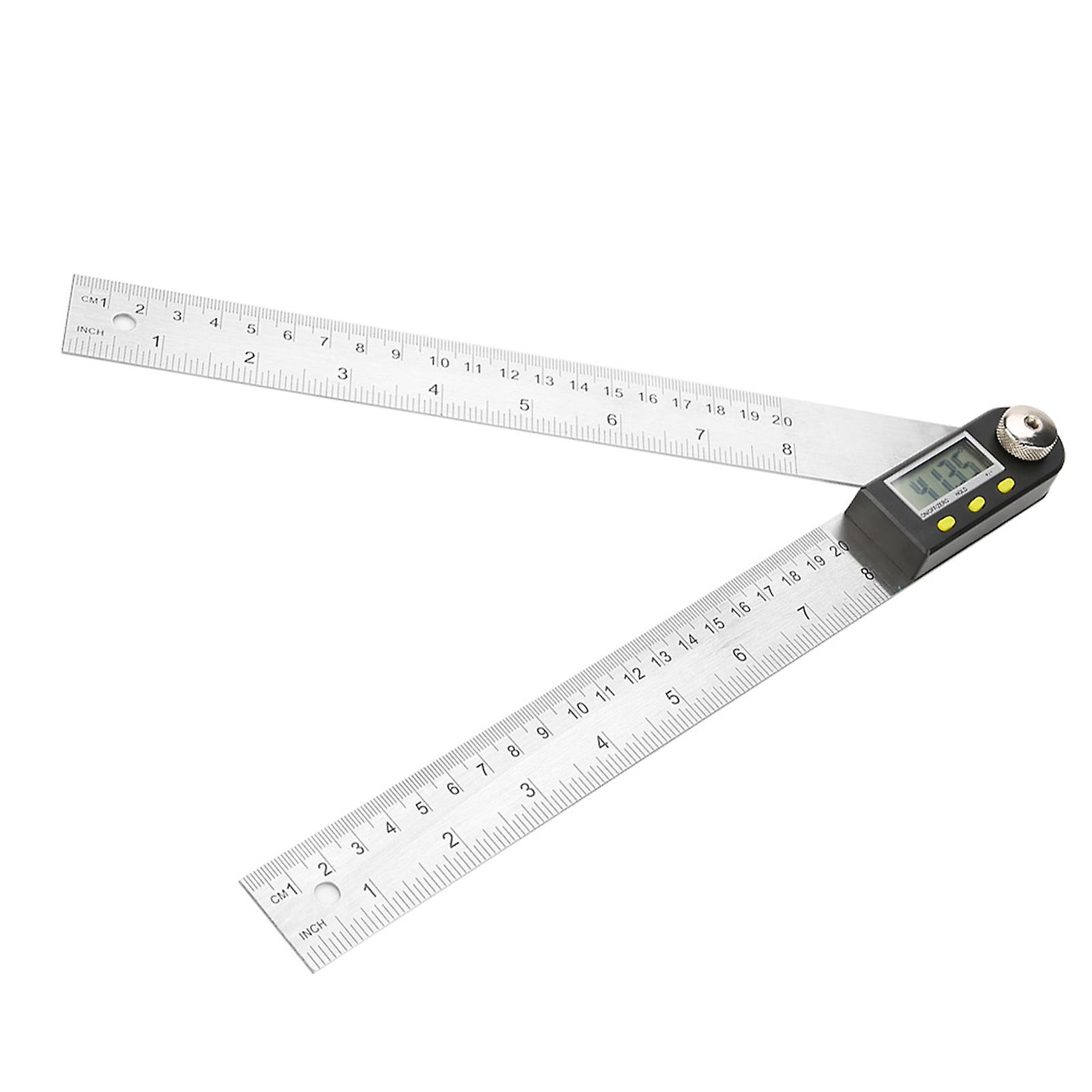 10390mm Stainless Steel Electronic Protractor Digital Goniometer Angle Finder Miter Gauge Ruler