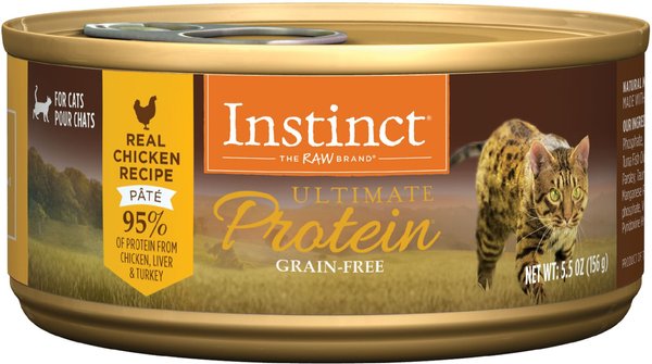 Instinct Ultimate Protein Grain-Free Pate Real Chicken Recipe Wet Canned Cat Food