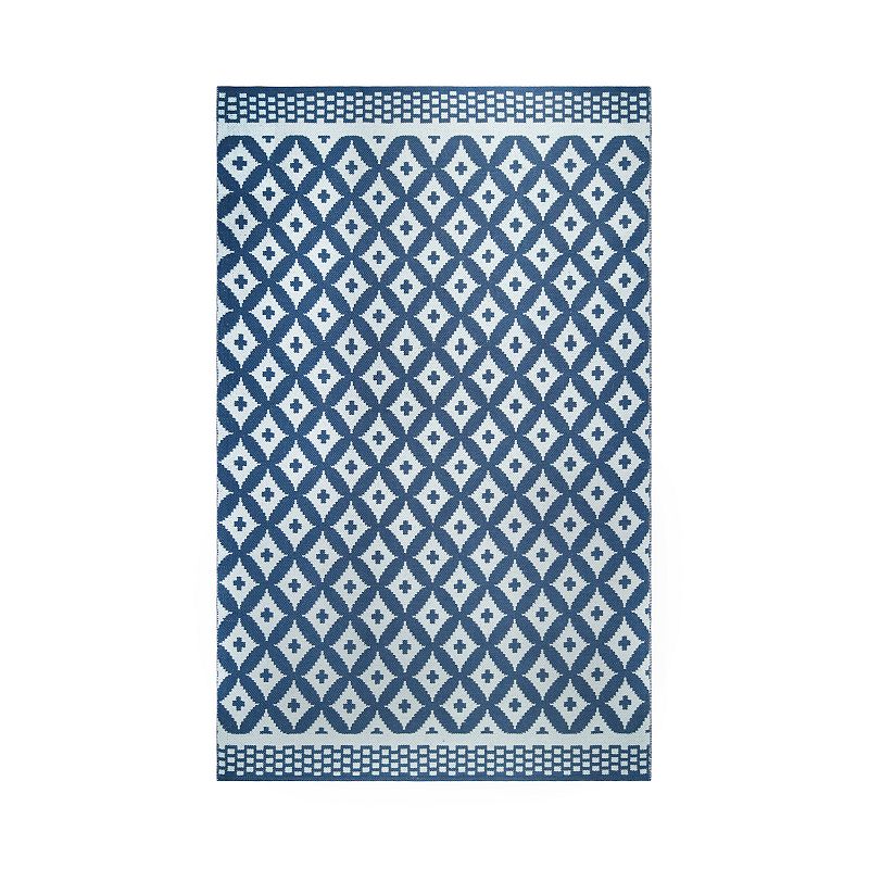 SUPERIOR Adalia Lattice Geometric Reversible Indoor/Outdoor Area Rug