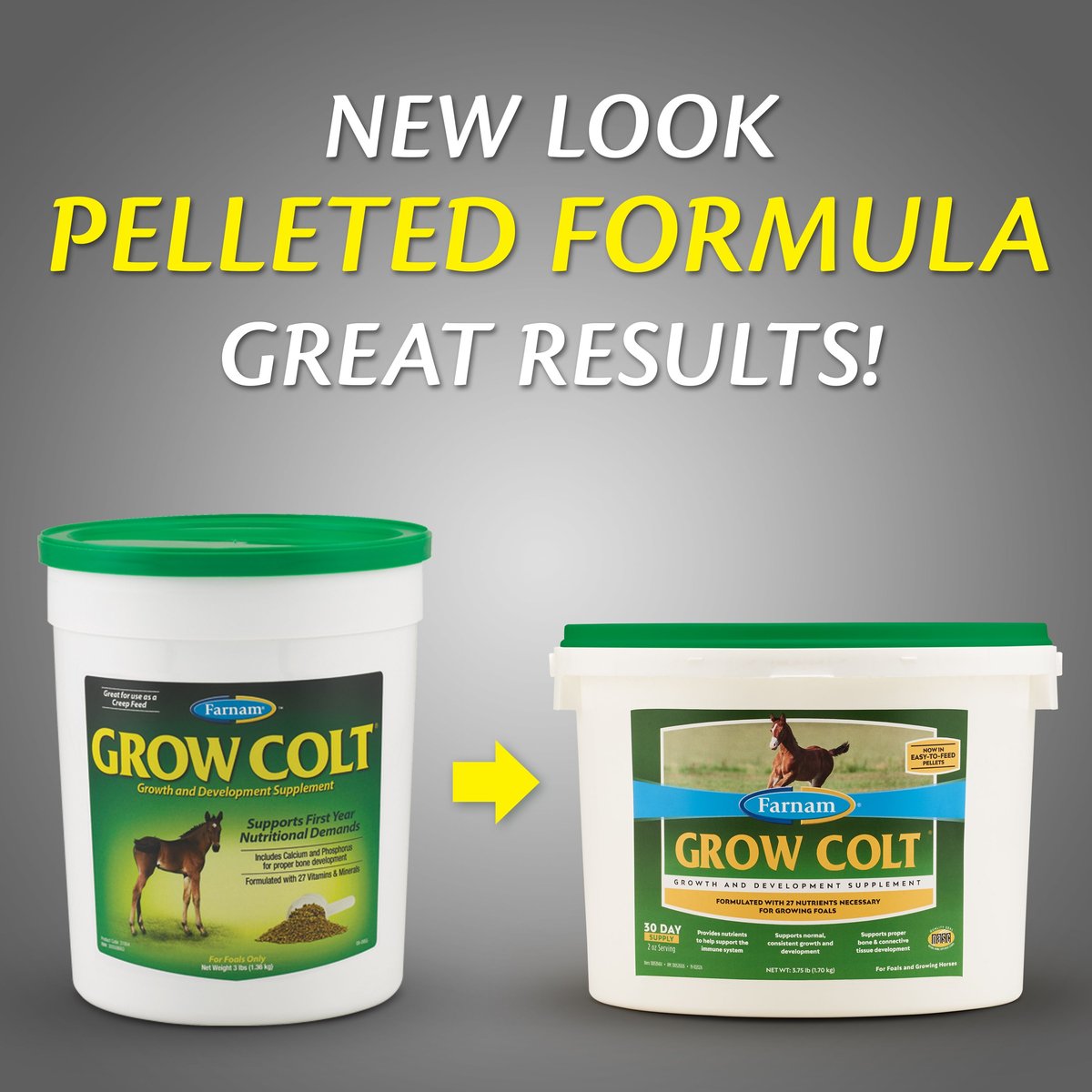 Farnam Grow Colt Growth and Development Pellets Horse Supplement