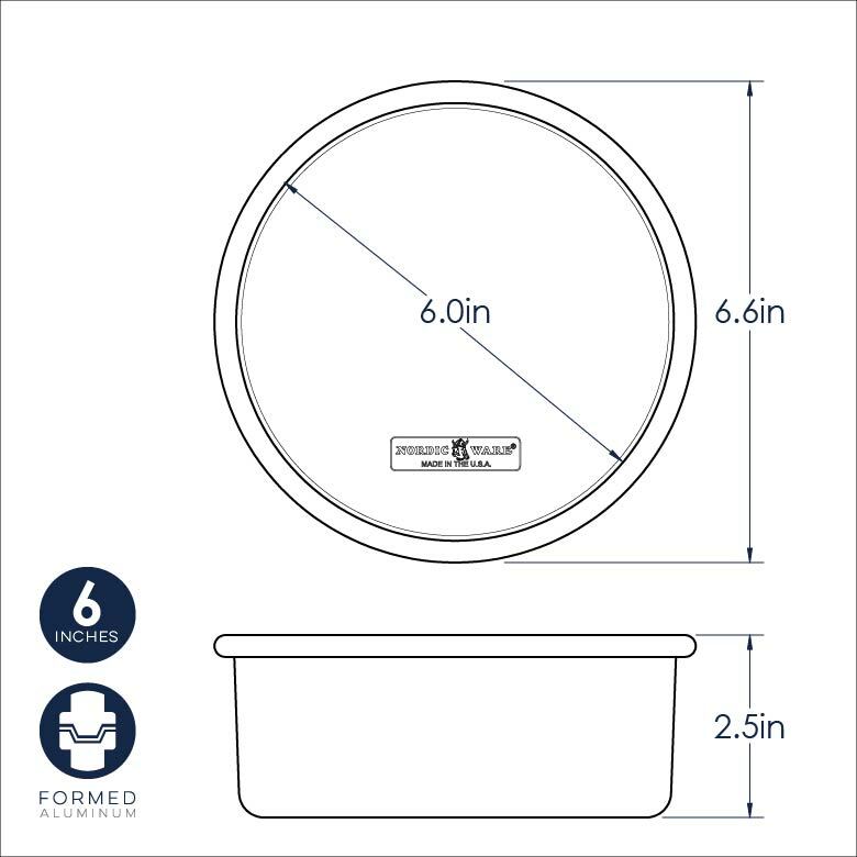 Nordic Ware Naturals Round Layer Cake Pan