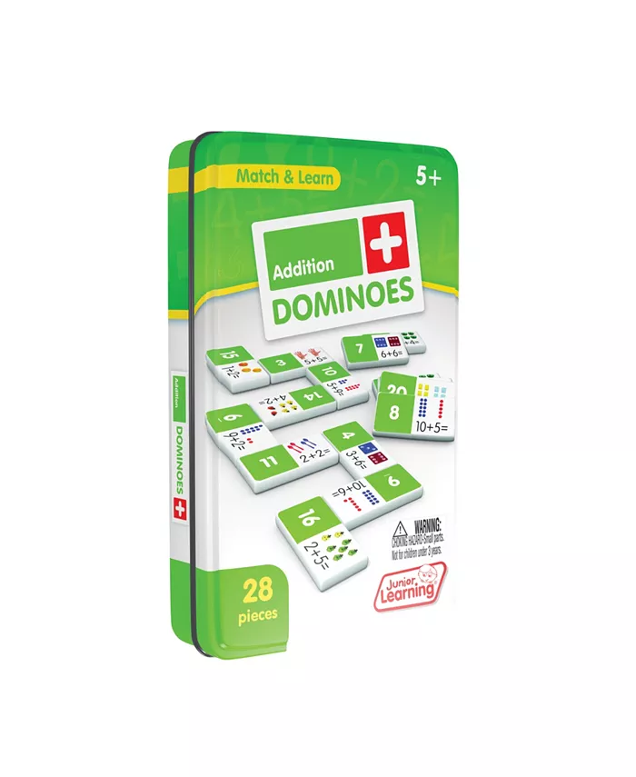 Junior Learning Addition Dominoes Match and Learn Educational Learning Game