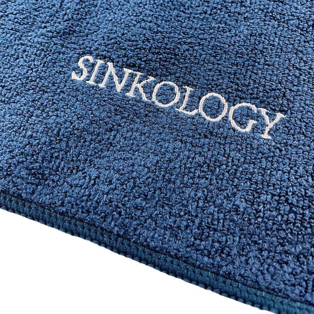 SINKOLOGY SinkSense Microfiber Cleaning Cloth in Navy Blue 12 Pack SMF12-101