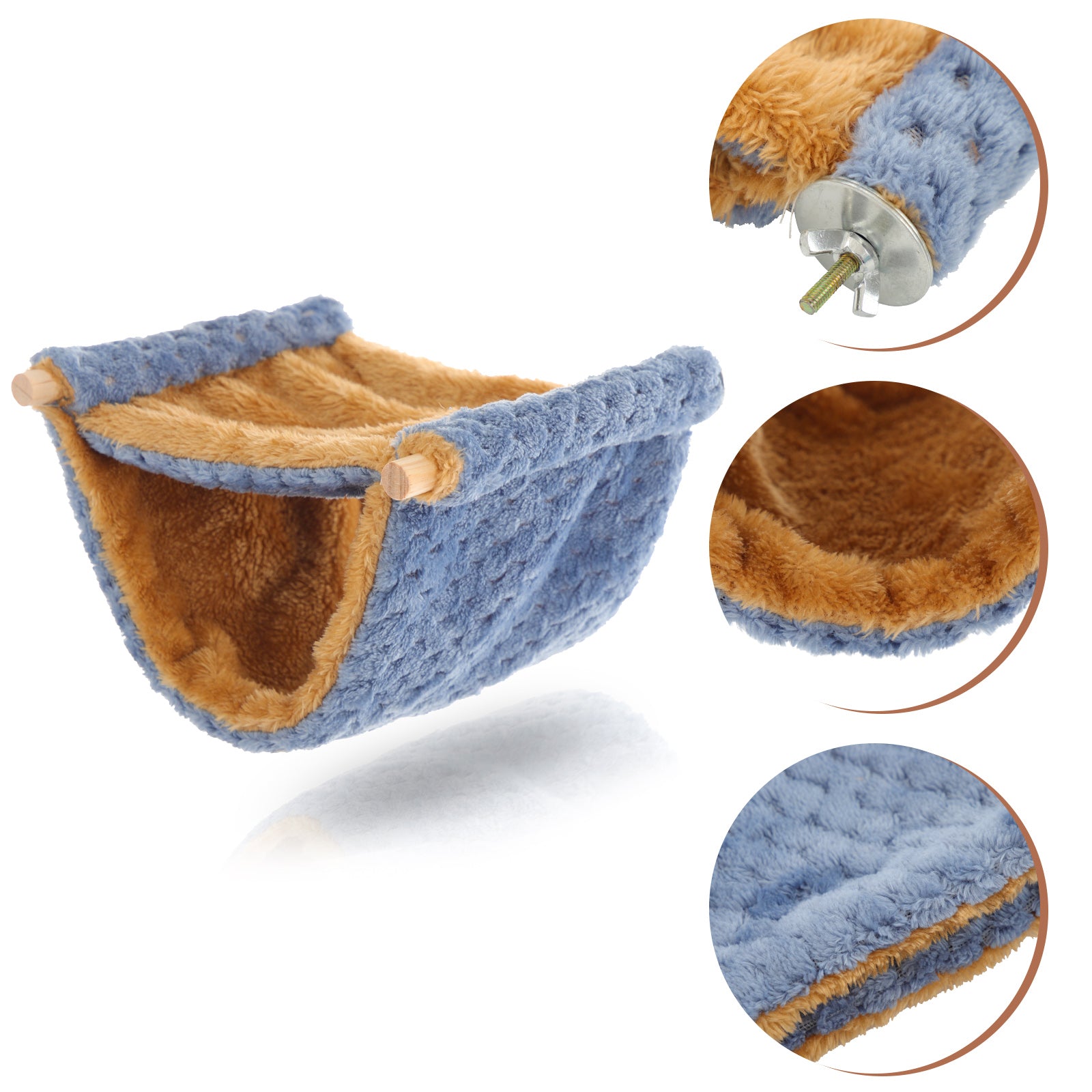 NUOLUX Decorative Guinea Pig Bed Comfortable Hamster Bed Hanging Chinchilla Hammock Hamster Accessory