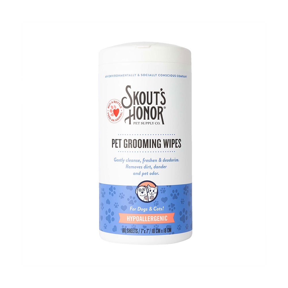 Skout Honor Probiotic Grooming Wipes Dogs and Cats;