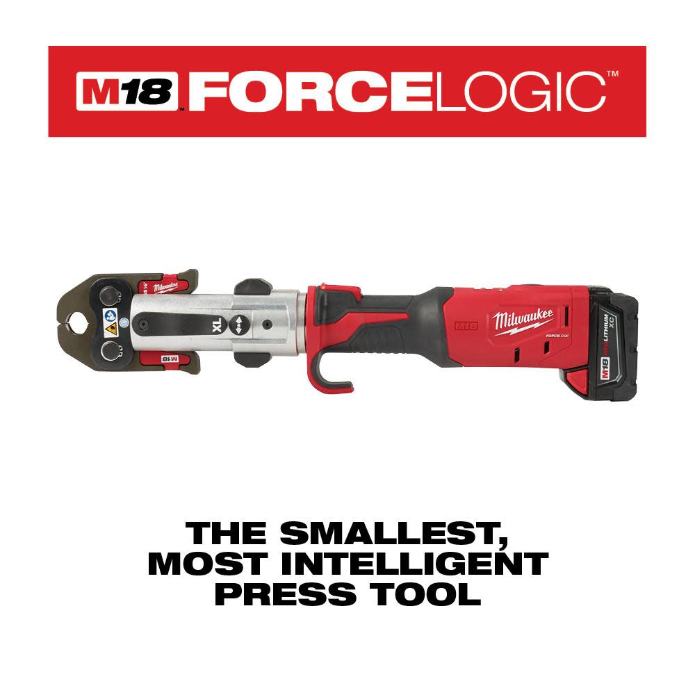 M18? FORCE LOGIC? Long Throw Press Tool 1/2 in. to 1 in. Kit ;