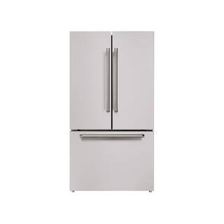 Hallman 36 in. FS French Door Total 20.3 cu. ft. Refrigerator(14.2) Bottom Freezer(6.1)Automatic Icemaker Stainless Steel HRFSFDBM36SS