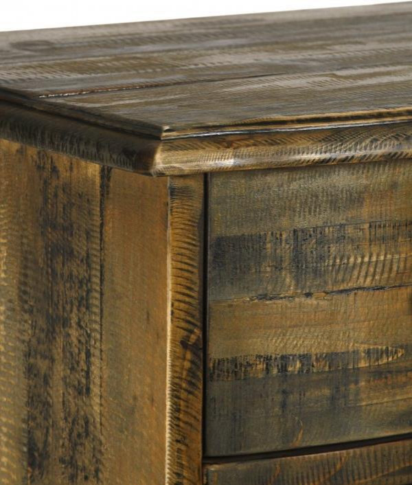 Chest of Drawers Sienna Mahogany Recycled Pine Reclaimed 6  Dr   Rustic   Accent Chests And Cabinets   by EuroLuxHome  Houzz