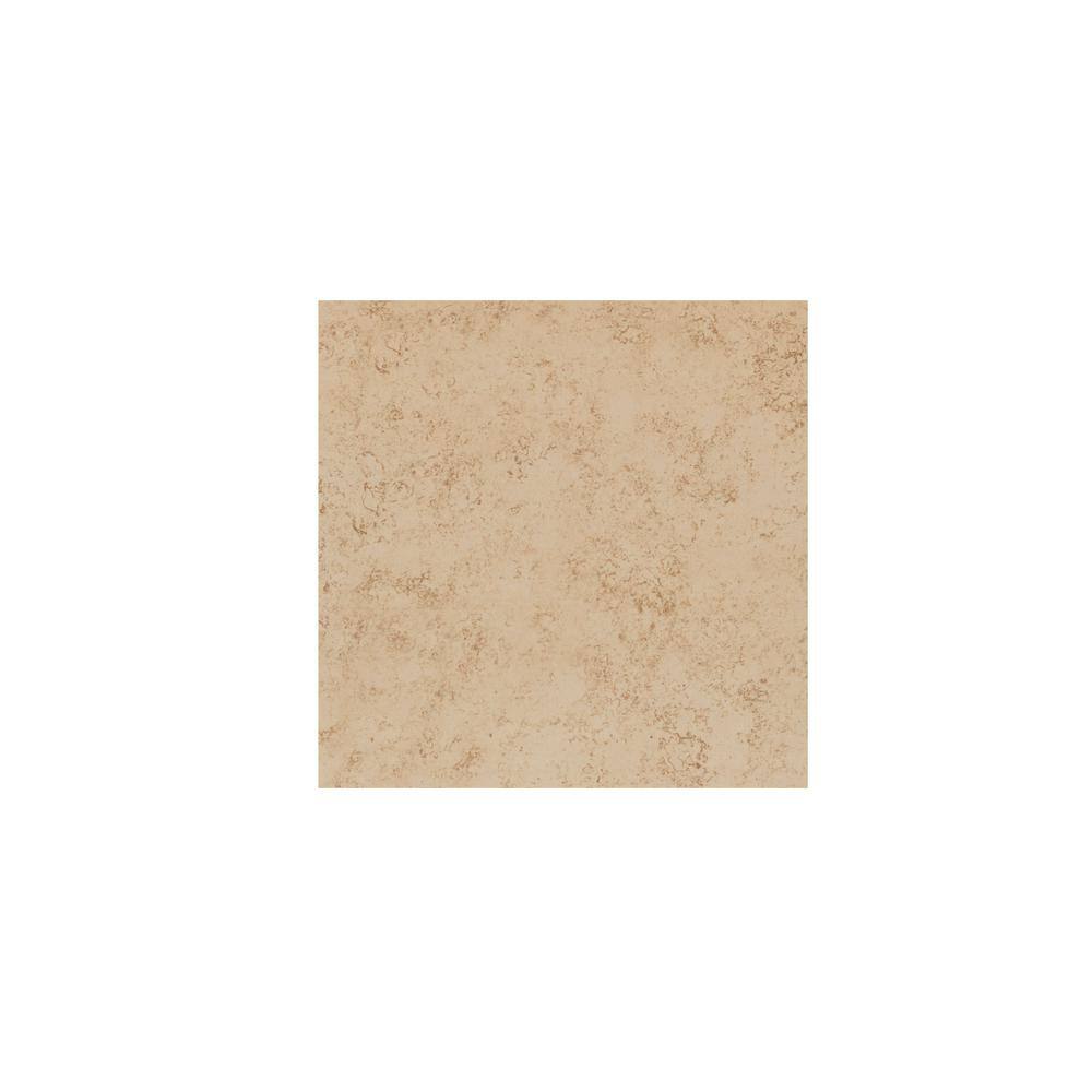 TrafficMaster Baja Beige 12 in. x 12 in. Matte Ceramic Floor and Wall Tile (15 sq. ft.Case) NHDBAJBEI1212C