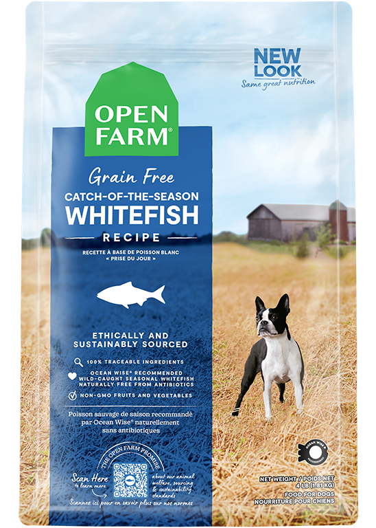 Open Farm Grain Free Catch of the Season Whitefish and Green Lentil Re