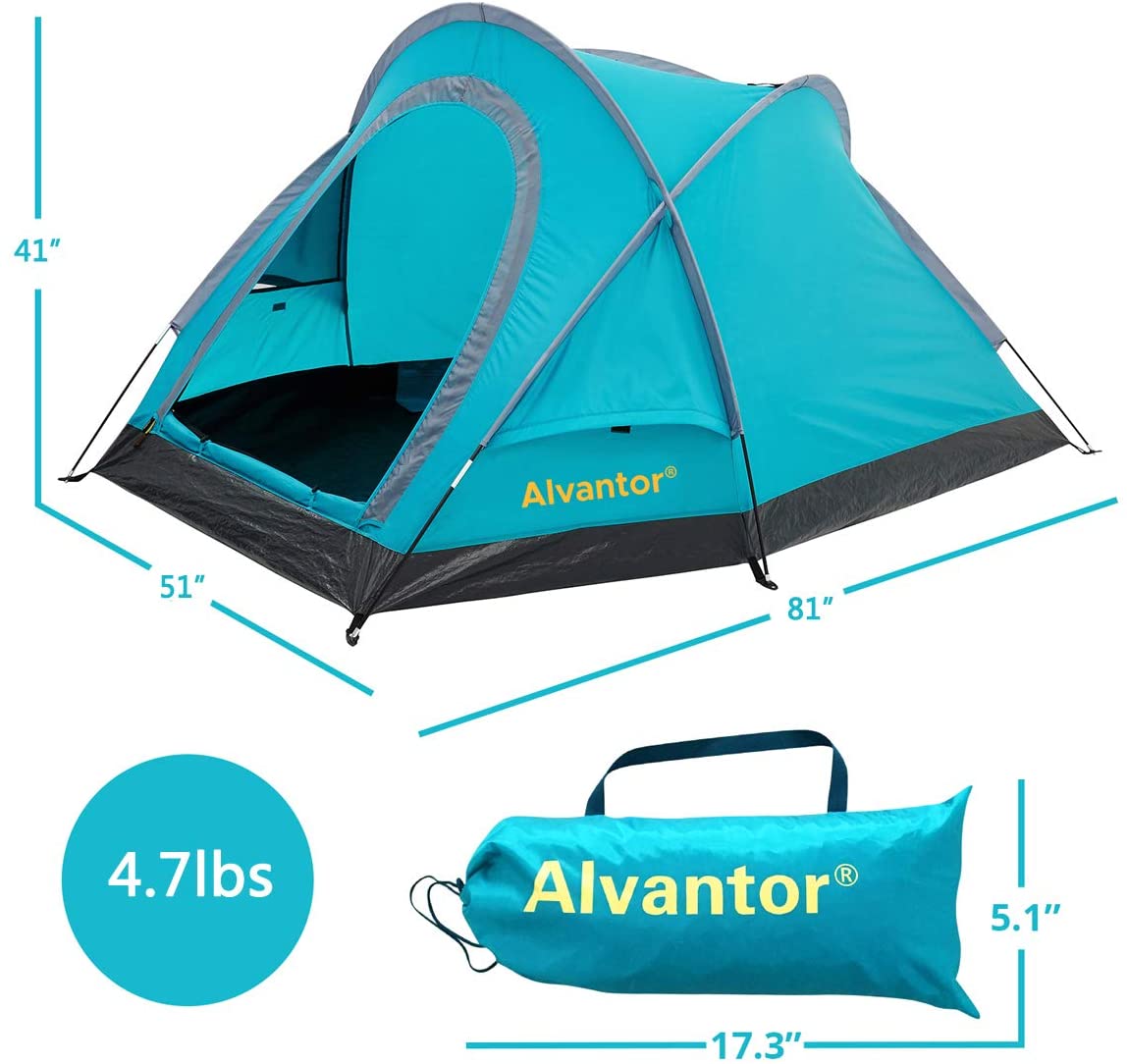 Alvantor Camping Tent Outdoor Warrior Pro Backpacking Portable Compact Shelter