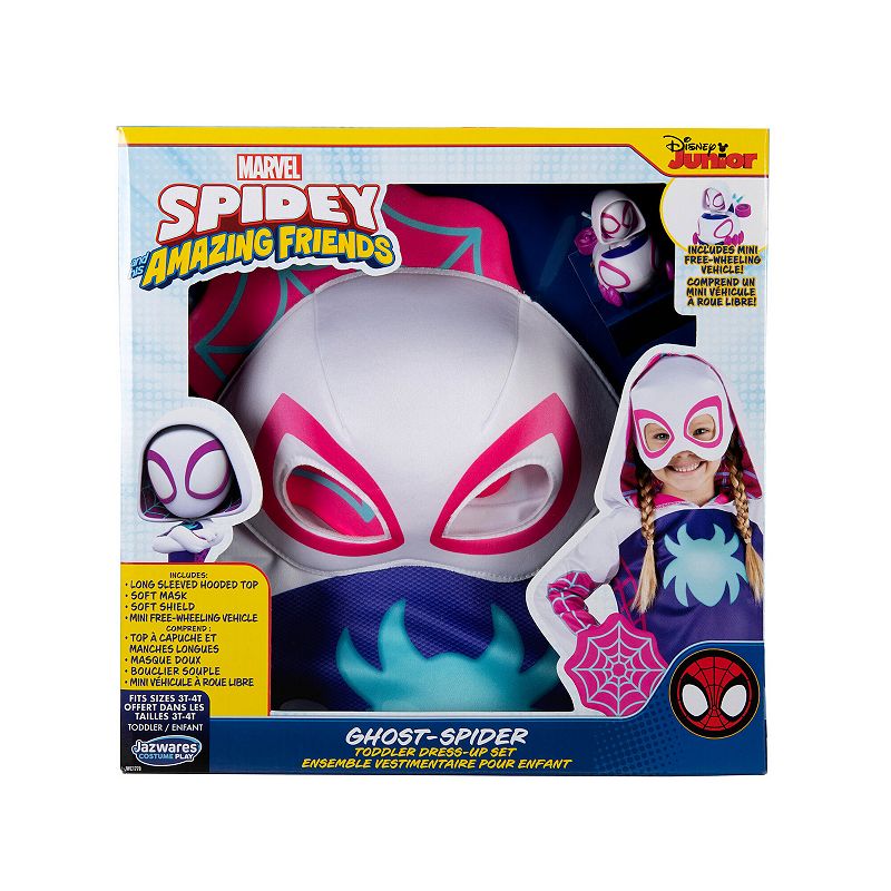 Marvel Spidey and His Amazing Friends Toddler Ghost Dress Up Costume