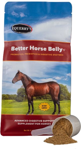 Animal Health Solutions Better Horse Belly Probiotic and Digestive Horse Supplement， 3.2-lb bag