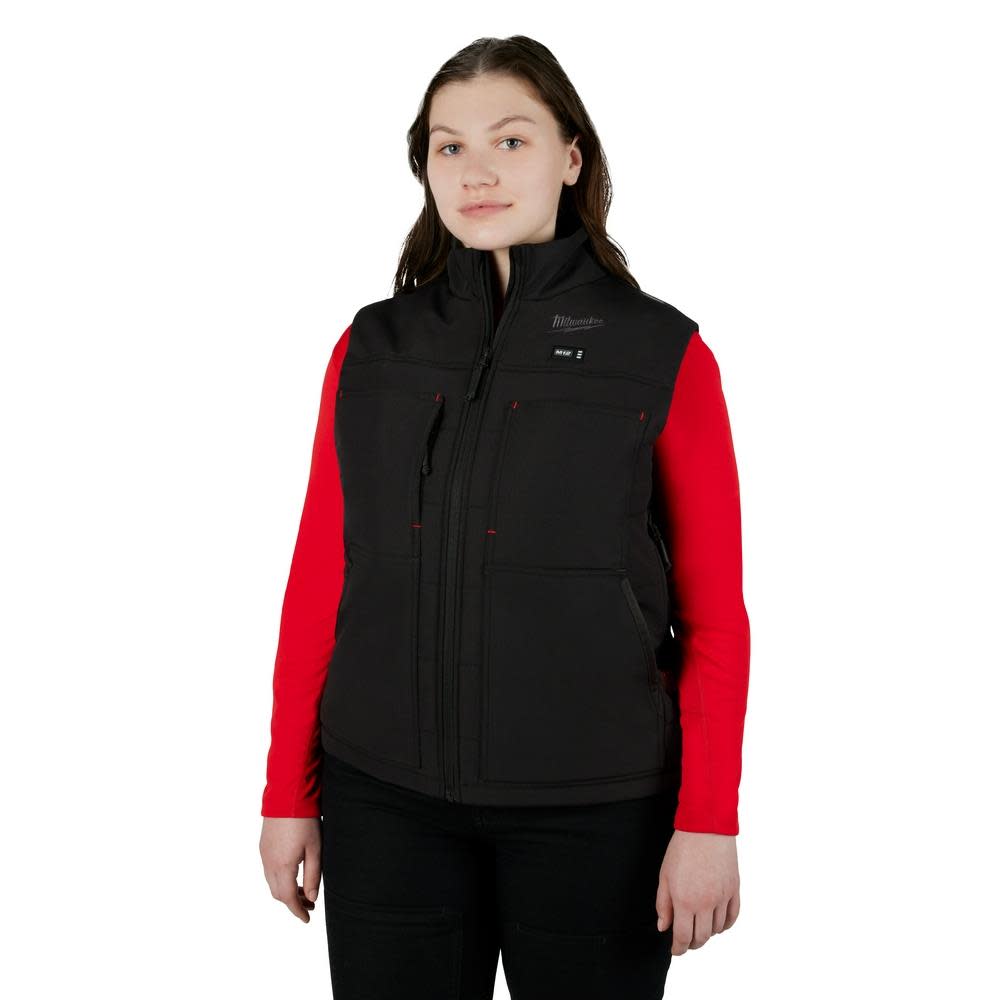 Milwaukee M12 Womens Heated AXIS Vest Bare Tool Black S