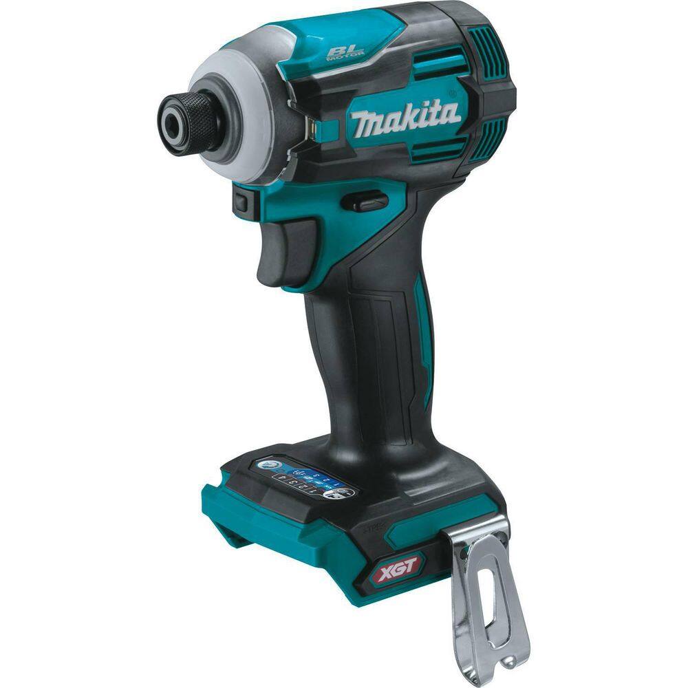 Makita 40V max XGT Brushless Cordless 4-Speed Impact Driver (Tool Only) with bonus 40V Max XGT 4.0Ah Battery GDT01Z-BL4040