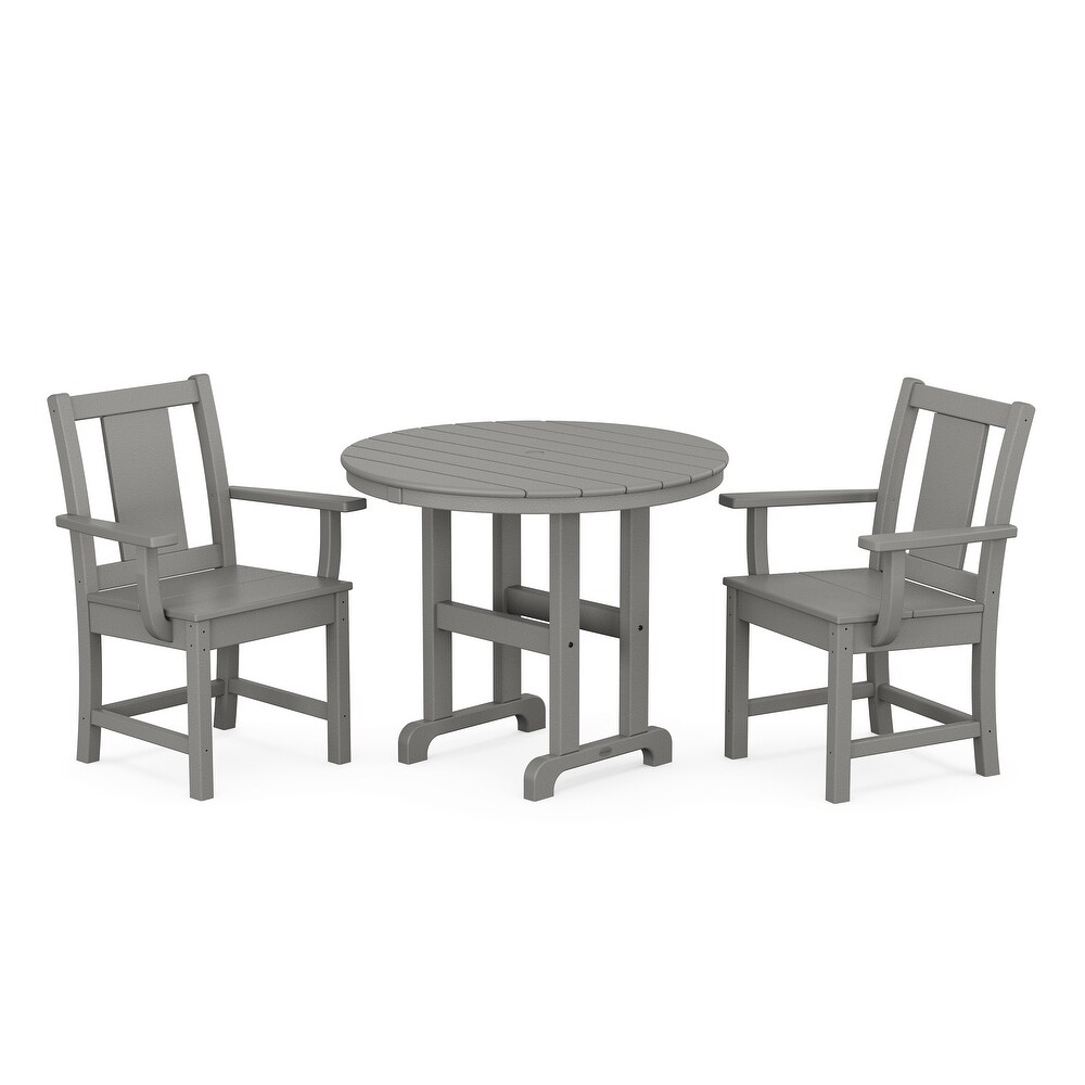 Prairie 3 Piece Farmhouse Dining Set