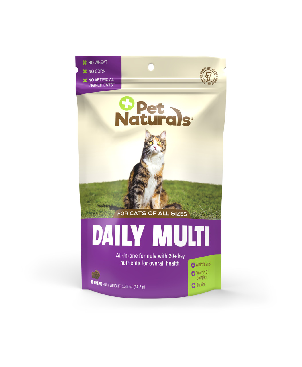 Pet Naturals Daily Multi Cat Chews， Fish， 30ct.