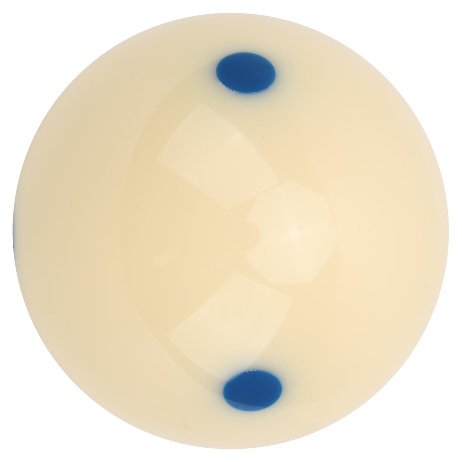 57.2mm Pool Standard Training Ball Dotspot Practice Cue Ball Billiard Accessory(blue Dot )