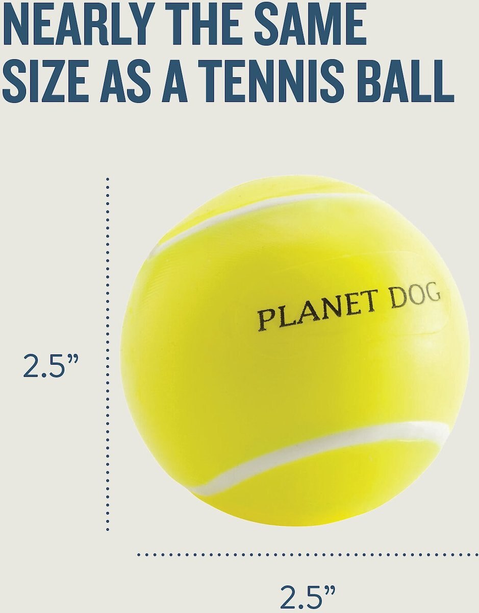 Planet Dog Orbee-Tuff Sport Tennis Ball Tough Dog Chew Toy