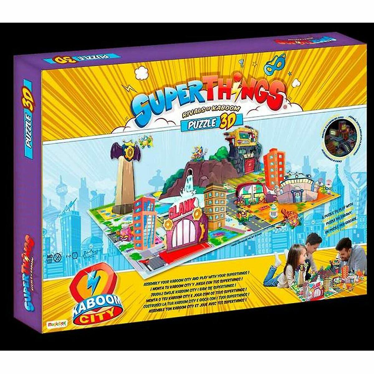 3D Puzzle SuperThings Kaboom City 40 x 57 x 75 cm 40 x 57 x 15 cm