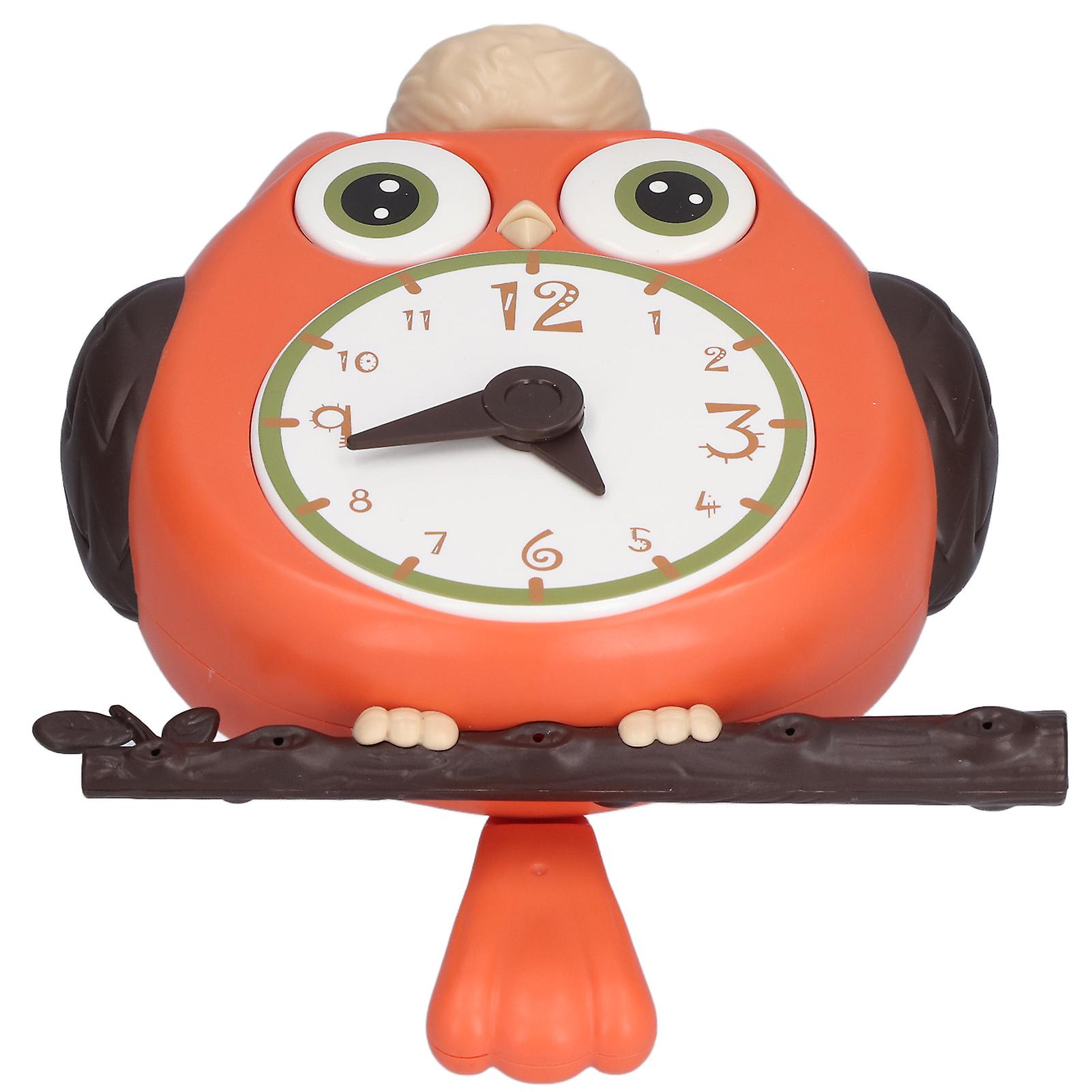 Kids Shower Bath Toys Owl Clock Suction Cup Water Games Time Learning Early Educational Toysowl