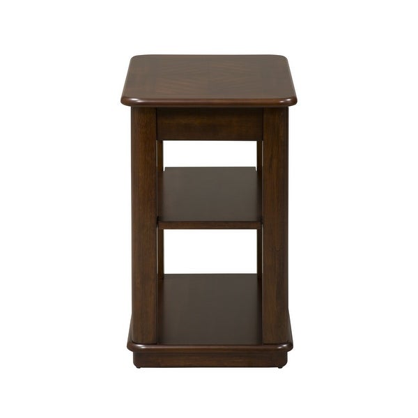 Wallace Dark Toffee Chair Side Table