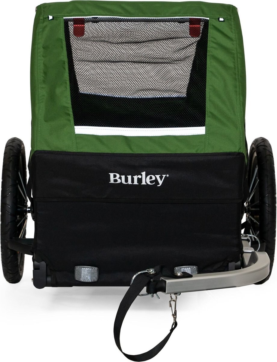 Burley Tail Wagon Dog Bicycle Trailer， Fern Green