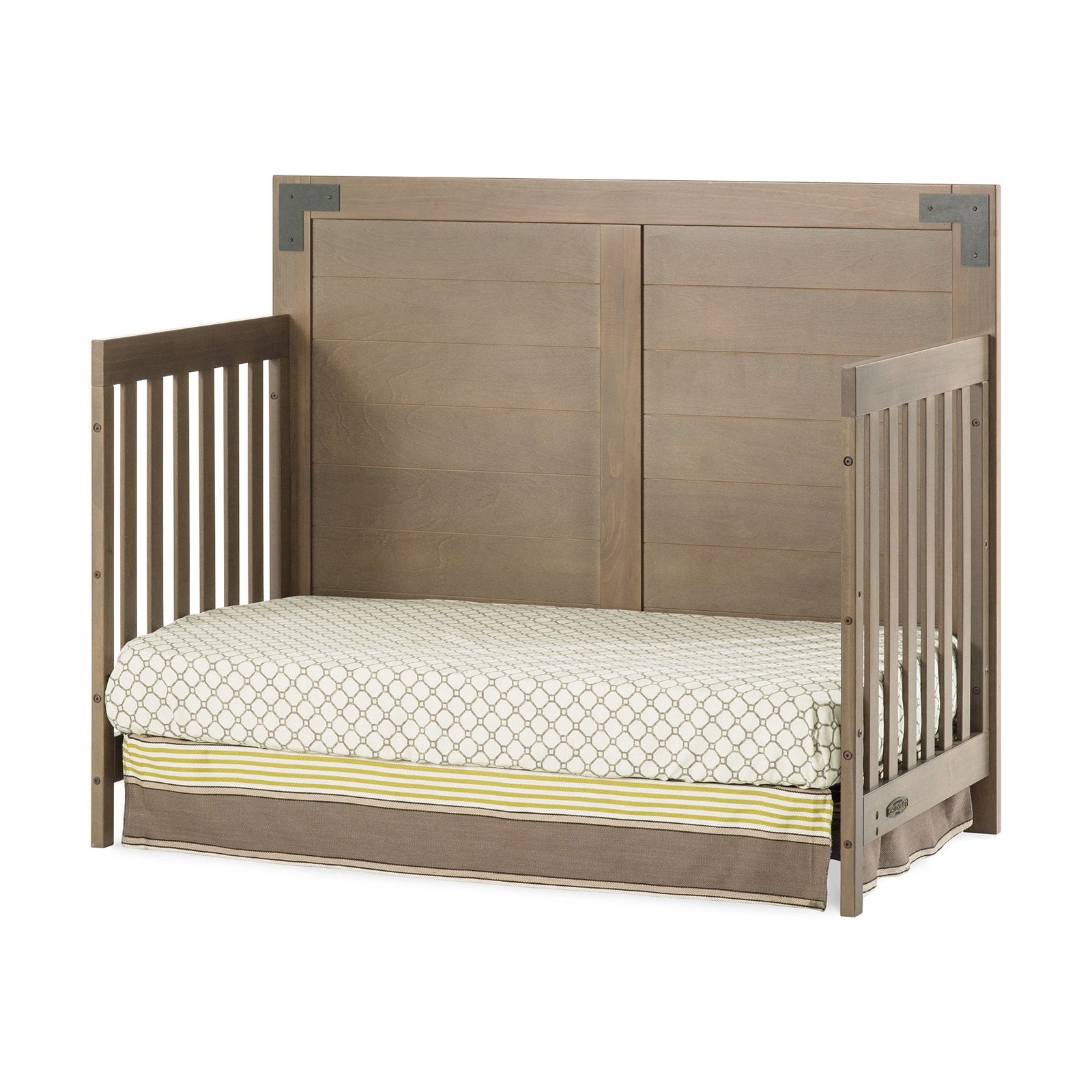 Child Craft Lucas 4-in-1 Convertible Baby Crib, Dusty Heather