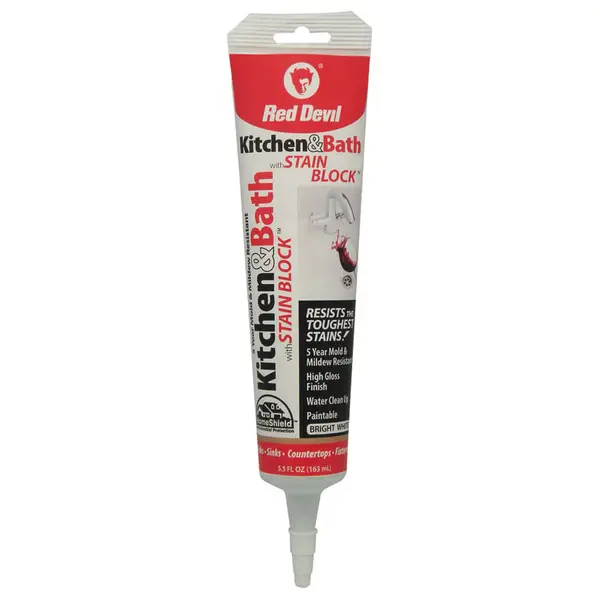 Red Devil Kitchen and Bath Stain Block Sealant 5.5 oz