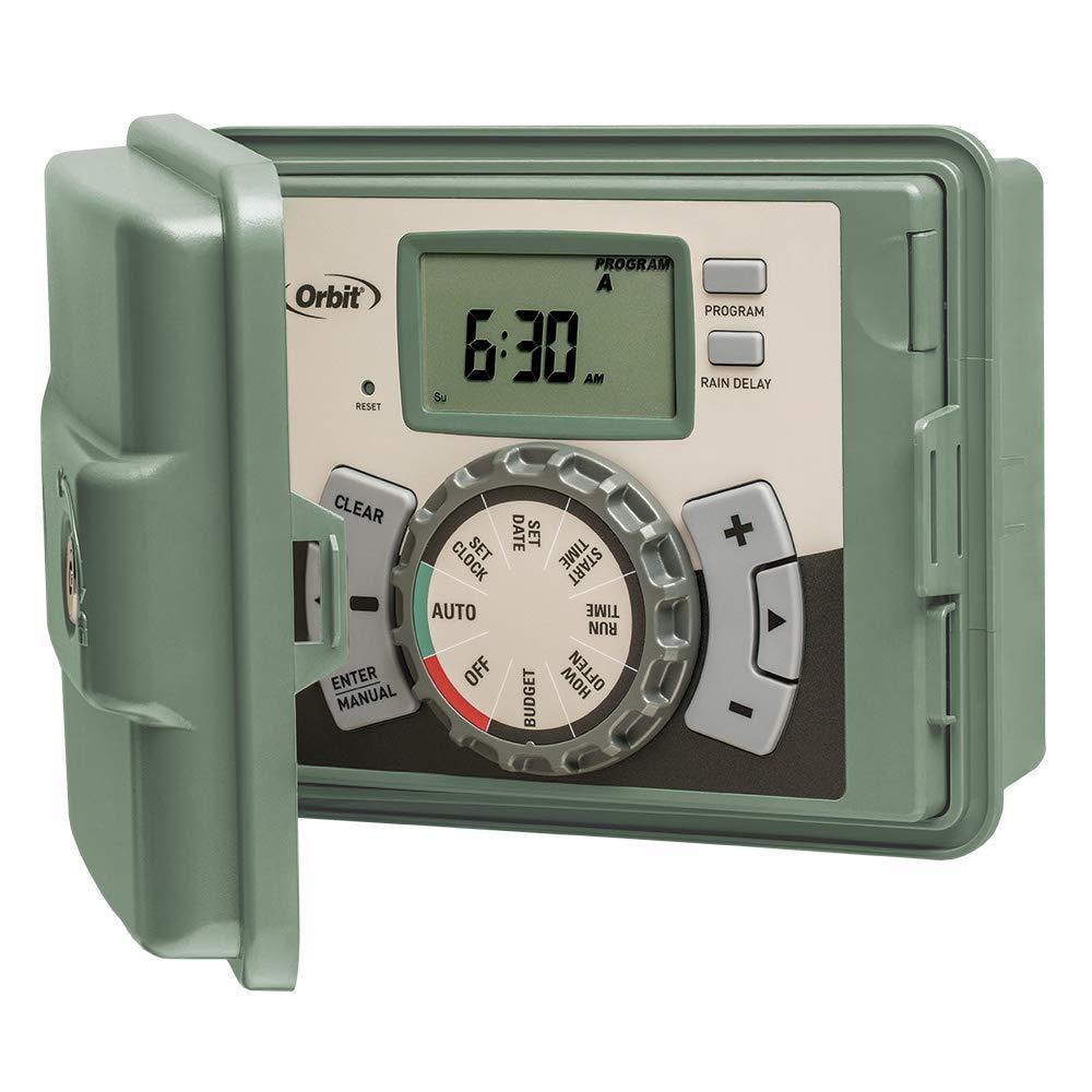 Orbit 57900 12-Station Green Indoor/Outdoor Easy-Set Logic Sprinkler Timer