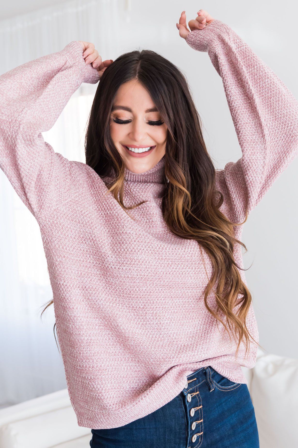 My Sweetheart Modest Turtleneck Sweater