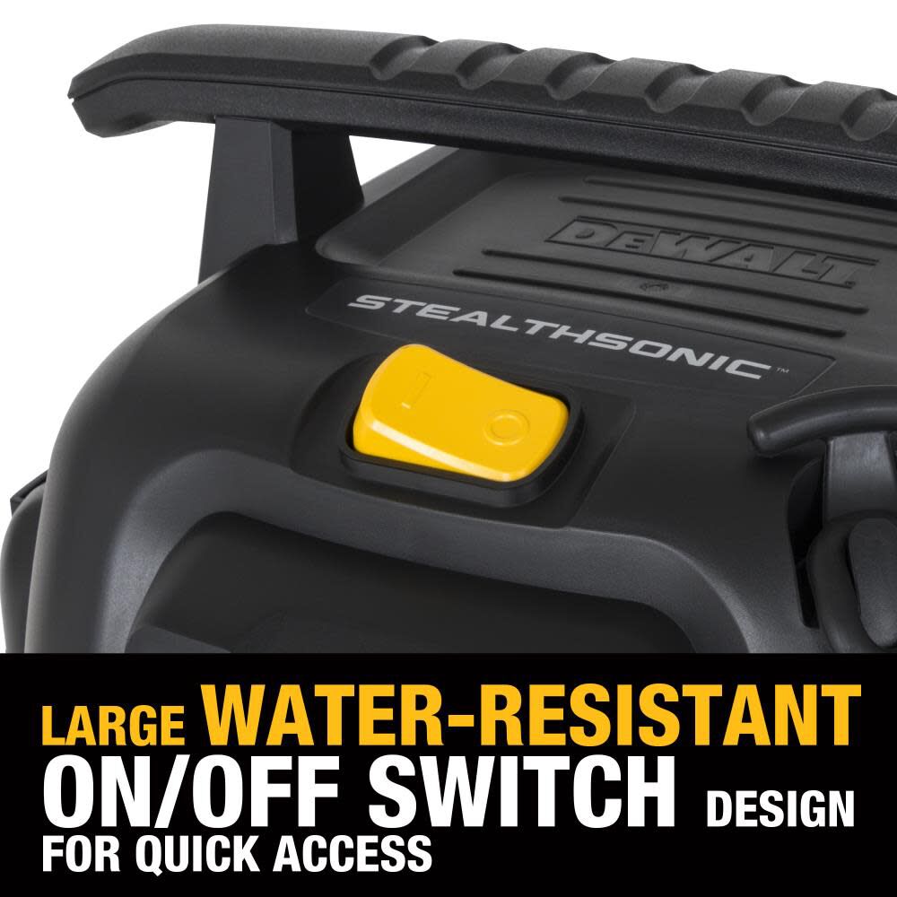 DW 9 Gallon Stealth Sonic Wet/Dry Vacuum DXV09P-QTA from DW