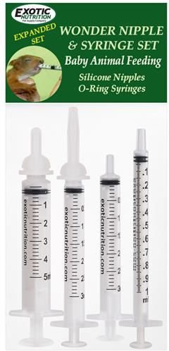 Exotic Nutrition Wonder Nipple and Syringe Set