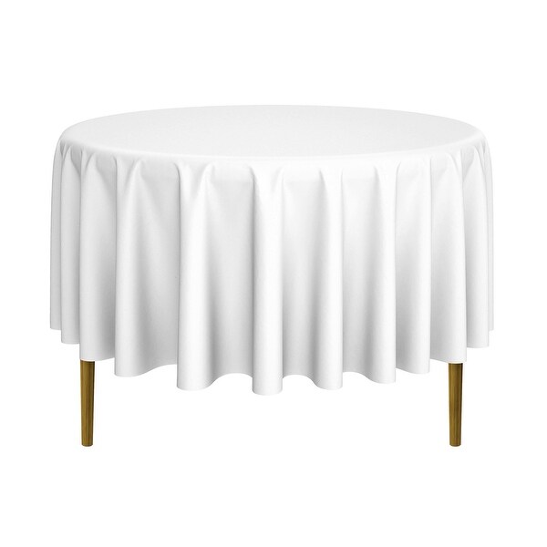 20pk Round Polyester Fabric Tablecloths by Lann's Linens