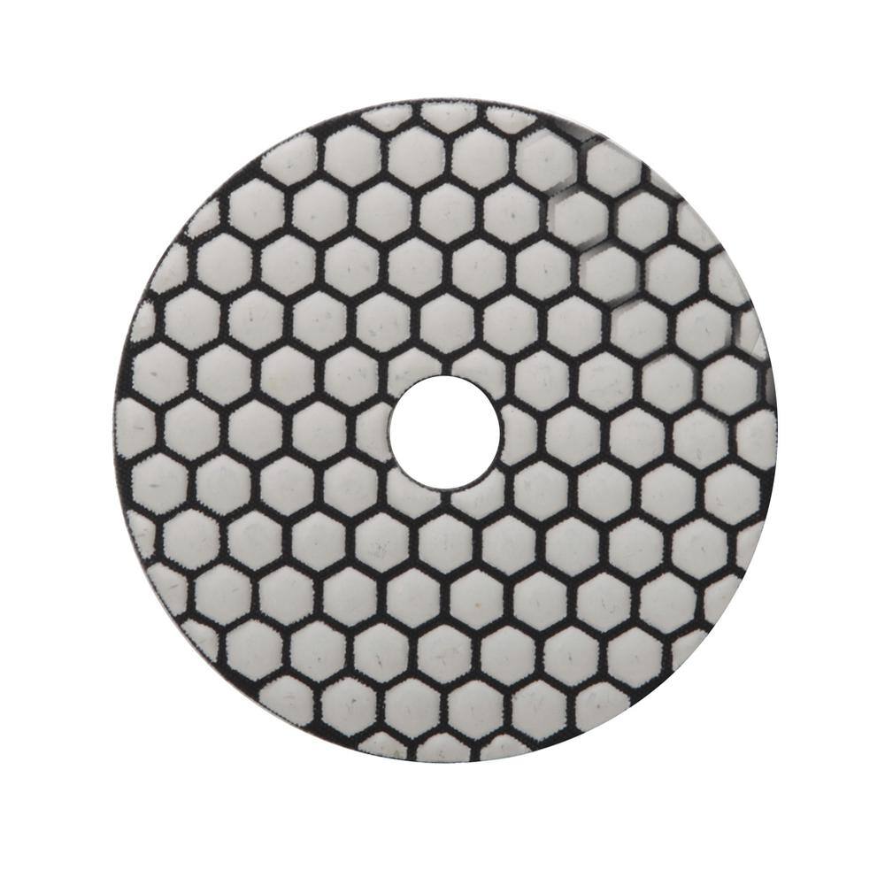 Rubi 4 in. 1500 Grit Resin Dry Polishing Pad 61933