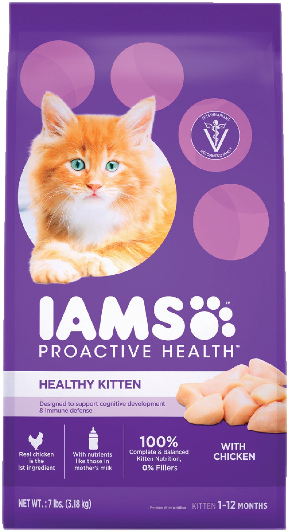 Iams Proactive Health Dry Kitten Food 7 Lb.