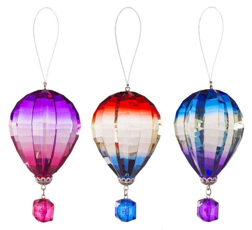 Ganz  Hot Air Balloon Ornament - Assorted 1 at random. Style can not be chosen