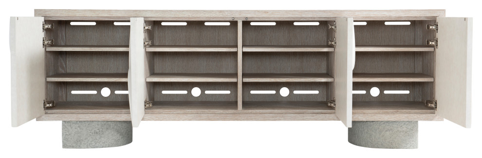 Bernhardt Lunula Entertainment Credenza   Farmhouse   Entertainment Centers And Tv Stands   by Bernhardt Furniture Company  Houzz