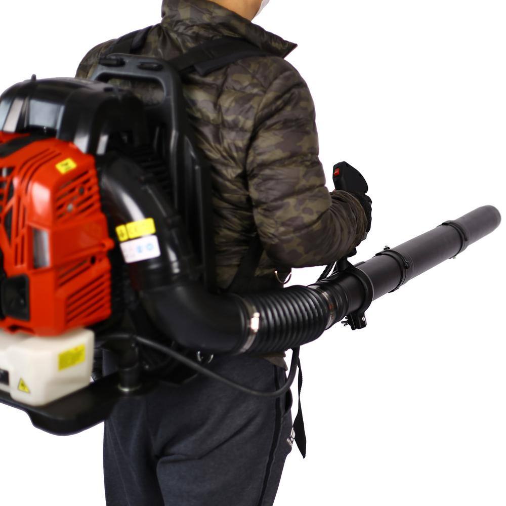 Kadehome 192 MPH 750 CFM 76cc 4 Stroke Gas Backpack Leaf Blower with Extension Tube GH-067