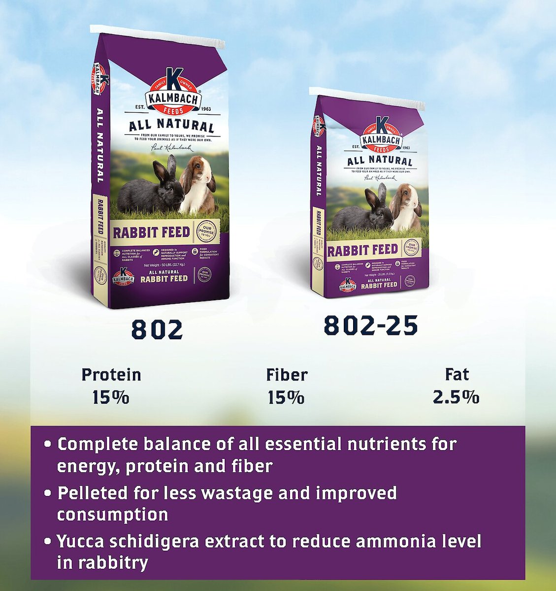 Kalmbach Feeds 15% Pellets Rabbit Feed