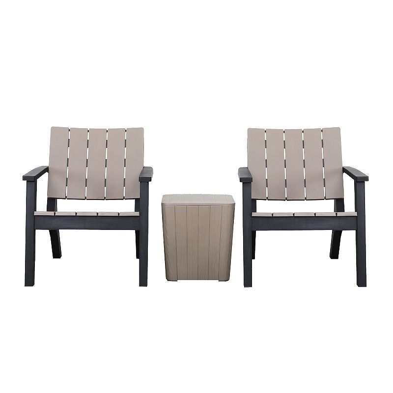 Dukap Enzo Patio Chair and End Table 3-piece Set